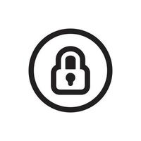 cyber veiligheid en privacy concepten naar beschermen gegevens slot icoon en internet netwerk veiligheid technologie zakenman icoon. vector