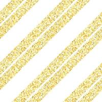 goud schitteren diagonaal streep patroon vector
