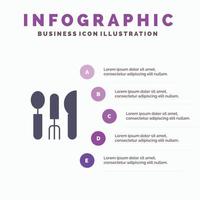 bestek hotel onderhoud reizen infographics presentatie sjabloon 5 stappen presentatie vector