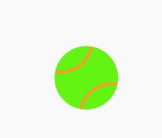 tennis bal ilustration vector