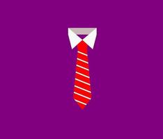 rood stropdas vector