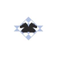 vector schaak stuk reeks voor logo ontwerp. pion, toren, ridder, bisschop, koning en koningin illustratie