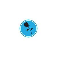roos bloem logo sjabloon icoon vector illustratie