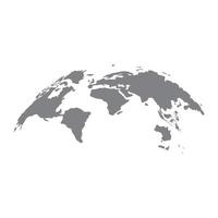 wereld kaart logo vector
