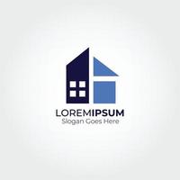 gemakkelijk huis logo ontwerp ideeën vector