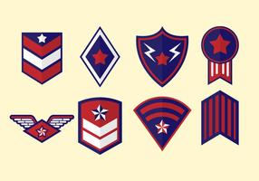 Gratis Military Badge Vector