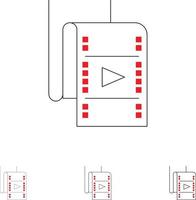 686 storting veilig spaargeld terugbetaling bank vlak kleur icoon vector