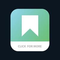 vlag instagram koppel opslaan label mobiel app knop android en iOS glyph versie vector
