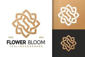 luxe bloem bloeien brief s logo ontwerp, merk identiteit logos vector, modern logo, logo ontwerpen vector illustratie sjabloon