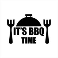 bbq t-shirt ontwerp vector