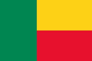 illustratie van Benin vlag vector