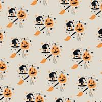 halloween delicaat patroon. vector ontwerp illustratie