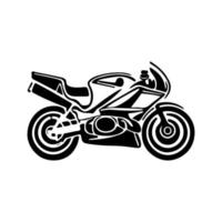 motorfiets logo vector. vector