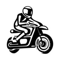 motorfiets logo vector. vector