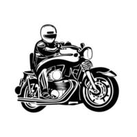 motorfiets logo vector. vector