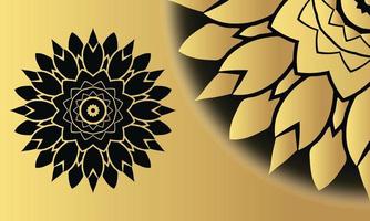 luxe mandala ontwerp vector achtergrond wijnoogst abstract bloemen patroon ontwerp