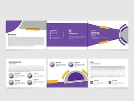 landschap tri vouwen brochure ontwerp, school- toelating tri vouwen brochure ontwerp kinderen terug naar school- tri vouwen brochure ontwerp, brochure folder ontwerp vector