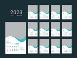 wandkalender 2023 vector