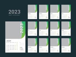 wandkalender 2023 vector