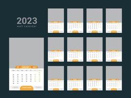 wandkalender 2023 vector