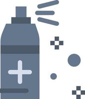 fles schoonmaak verstuiven vlak kleur icoon vector icoon banier sjabloon