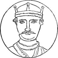 William i, wijnoogst illustratie vector