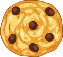 geïsoleerd heerlijk koekje biscuit tekenfilm vector