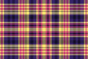 Schotse ruit of plaid retro kleur patroon. vector