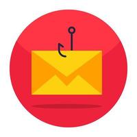 uniek ontwerp icoon van mail phishing vector