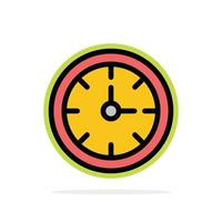 alarm klok stopwatch tijd abstract cirkel achtergrond vlak kleur icoon vector