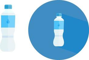 water fles ,illustratie, vector Aan wit achtergrond.