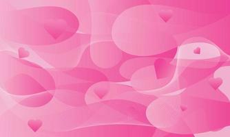 liefde hart roze vloeistof abstract vector achtergrond illustratie
