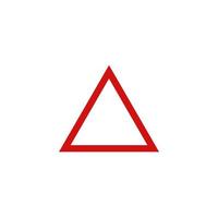 driehoek icoon gemakkelijk vector perfect illustratie