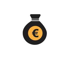 euro geld vector icoon illustratie ontwerp sjabloon - vector