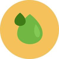 ecologie groen regenen, illustratie, vector Aan een wit achtergrond.