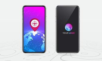 kaart GPS navigatie app ux ui concept, mobiel kaart sollicitatie, smartphone app zoeken kaart navigatie, technologie kaart, stad navigatie kaarten, stad straat, GPS volgen, plaats volger, vector