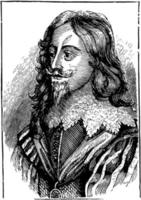 Charles ik van Engeland, wijnoogst illustratie vector