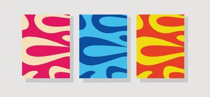 verzameling van abstract achtergronden voor web covers en anderen vector