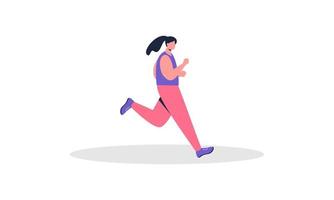 rennen jogging tijd illustratie vector