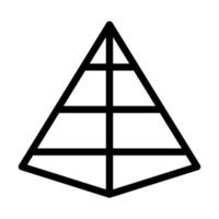 piramide icoon ontwerp vector