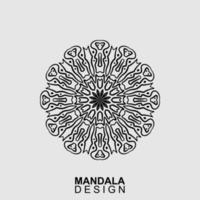 hand- getrokken mandala ontwerp. vector illustratie