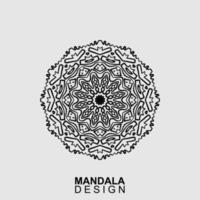 hand- getrokken mandala ontwerp. vector illustratie