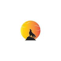 wolf logo vector pictogram illustratie