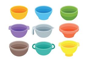 Gratis Mixing Bowl Pictogrammen Vector