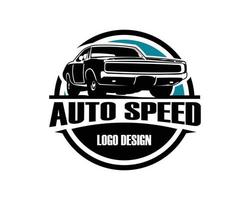 spier auto logo auto vector embleem, insigne geïsoleerd Aan wit achtergrond