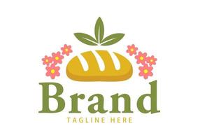 brood logo, perfect voor bakkerijen, cafés, en meer. vector