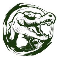 krokodil mascotte logo illustratie vector kunst