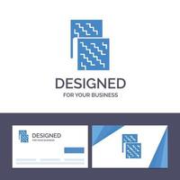 creatief bedrijf kaart en logo sjabloon kleding elektronisch kleding stof toekomst materiaal vector illustratie