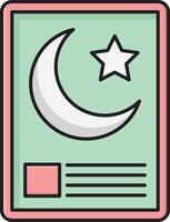 eid kaart vector illustratie Aan een achtergrond.premium kwaliteit symbolen.vector pictogrammen voor concept en grafisch ontwerp.