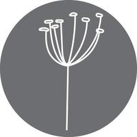 dille plant, icoon illustratie, vector Aan wit achtergrond